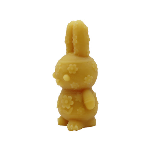 Bienenwachskerze „Blumenhase“
