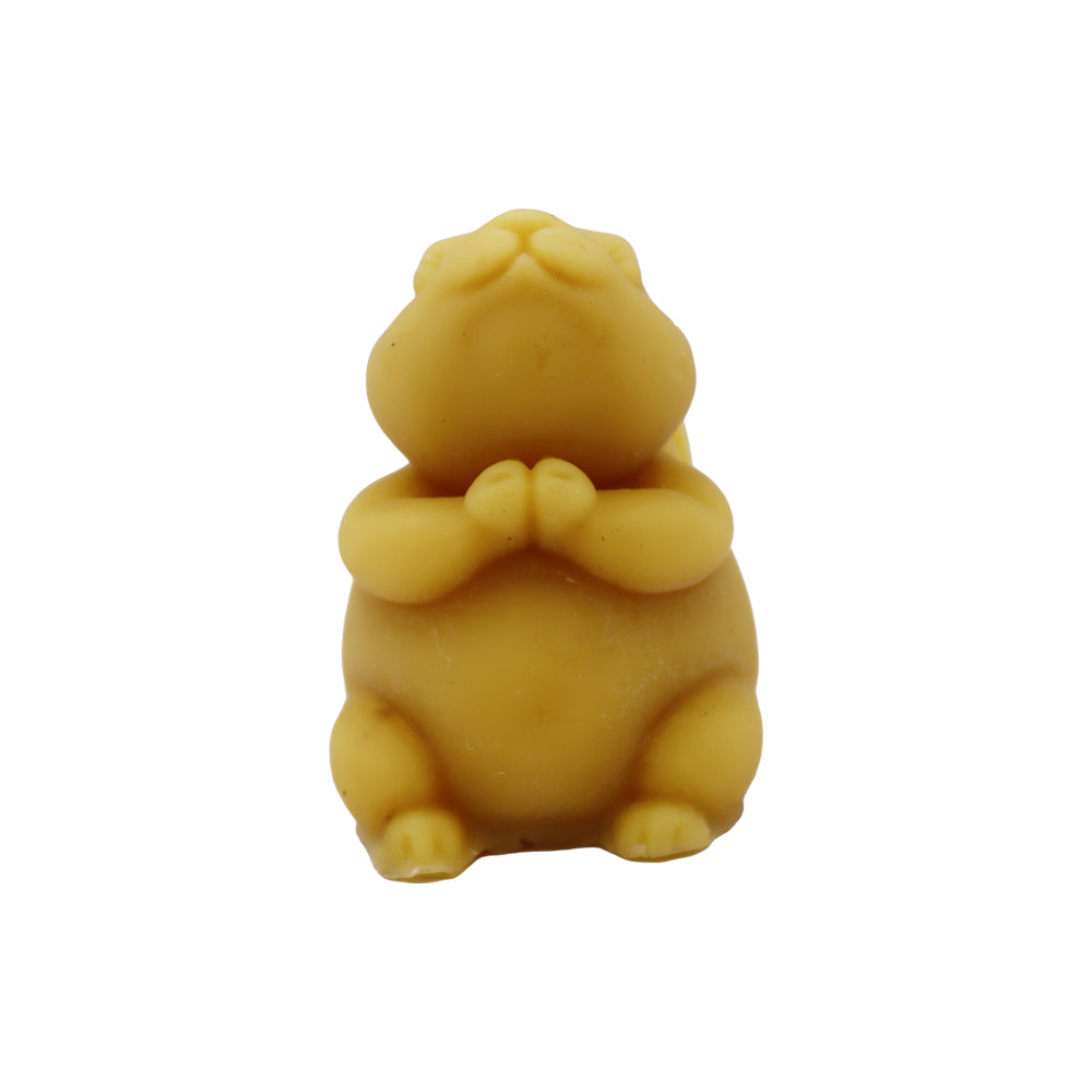 Bienenwachskerze „Entspannter Hase“