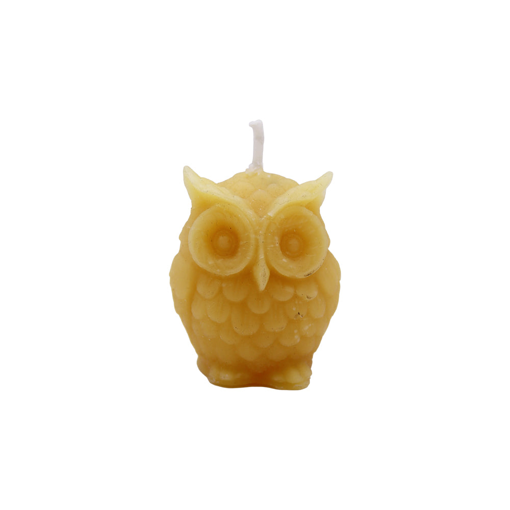 Bienenwachskerze „Kleine Eule“