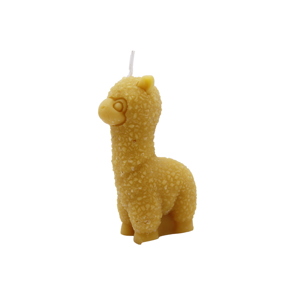 Bienenwachskerze „Kleines Alpaka“