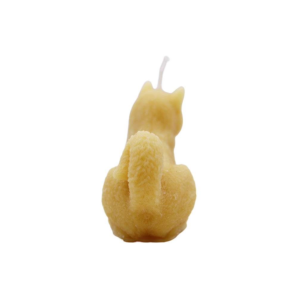 Bienenwachskerze „Liegender Hund“