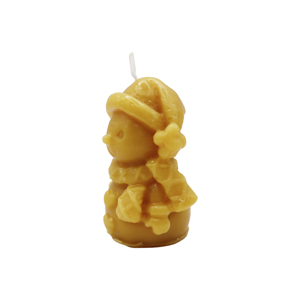Bienenwachskerze „Schneemann“