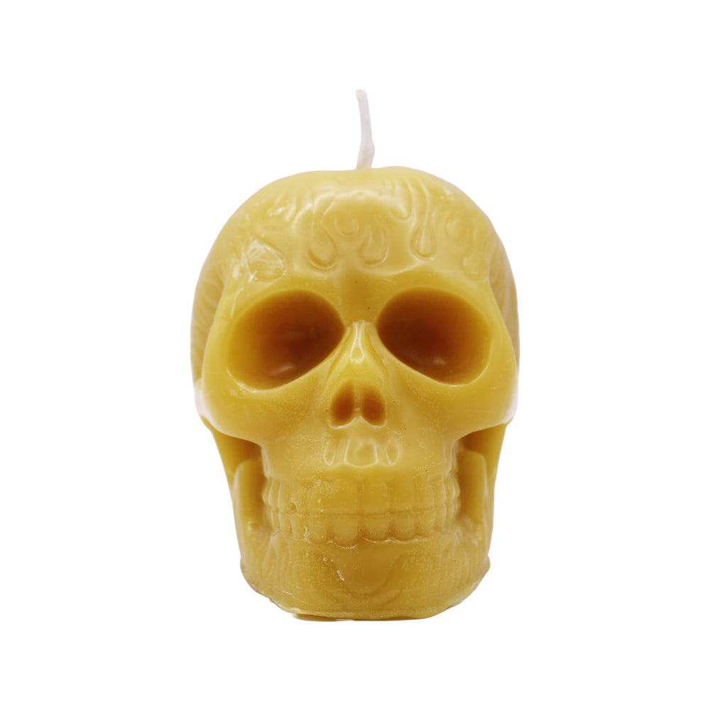 Bienenwachskerze „Totenkopf“