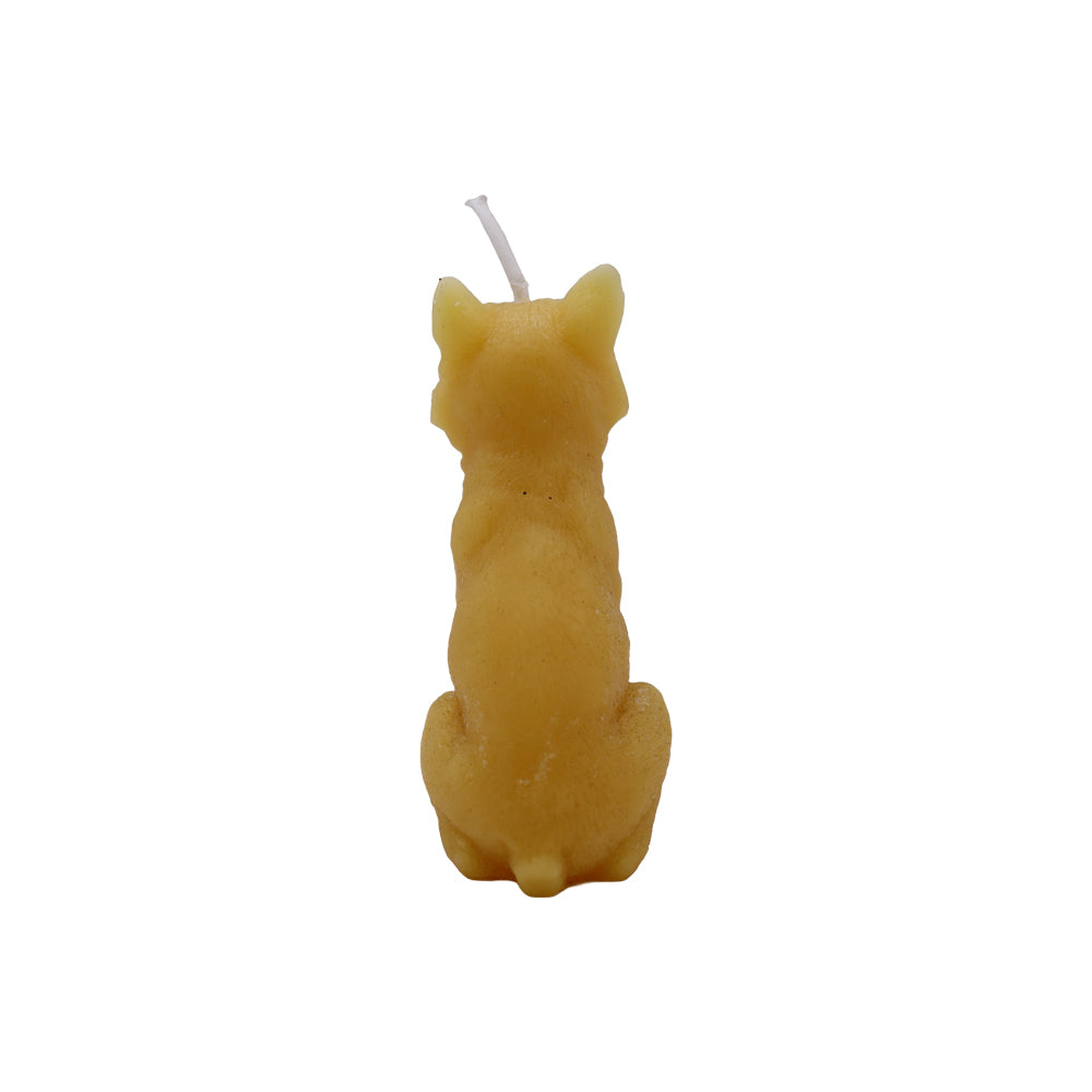 Bienenwachskerze „Wolfhund“