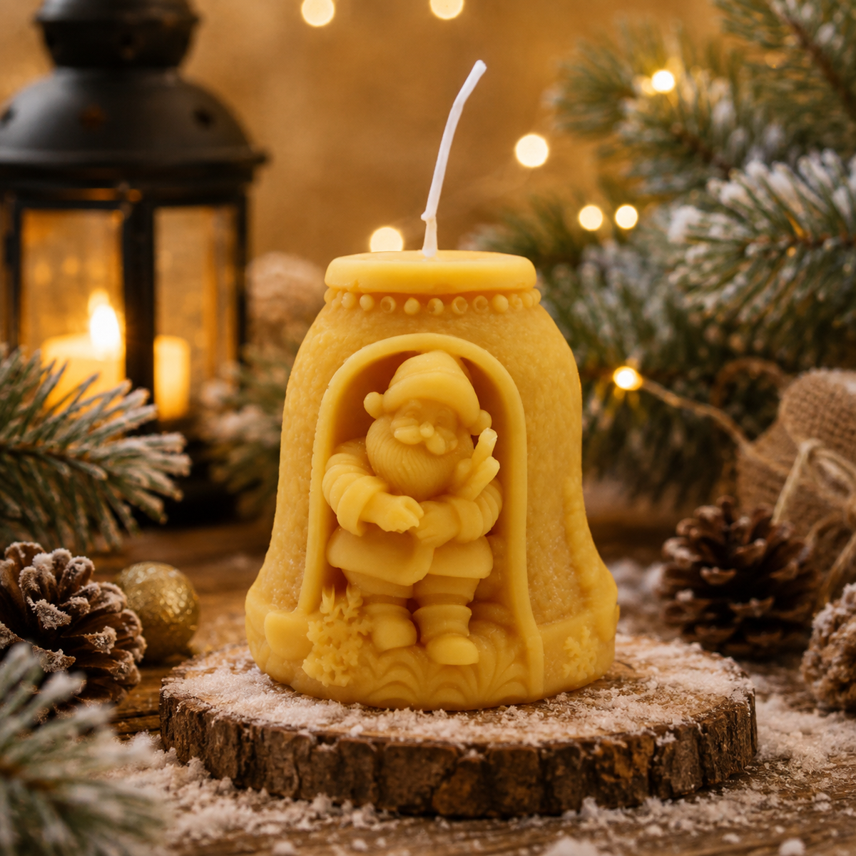 Bienenwachskerze „Weihnachtsglocke“