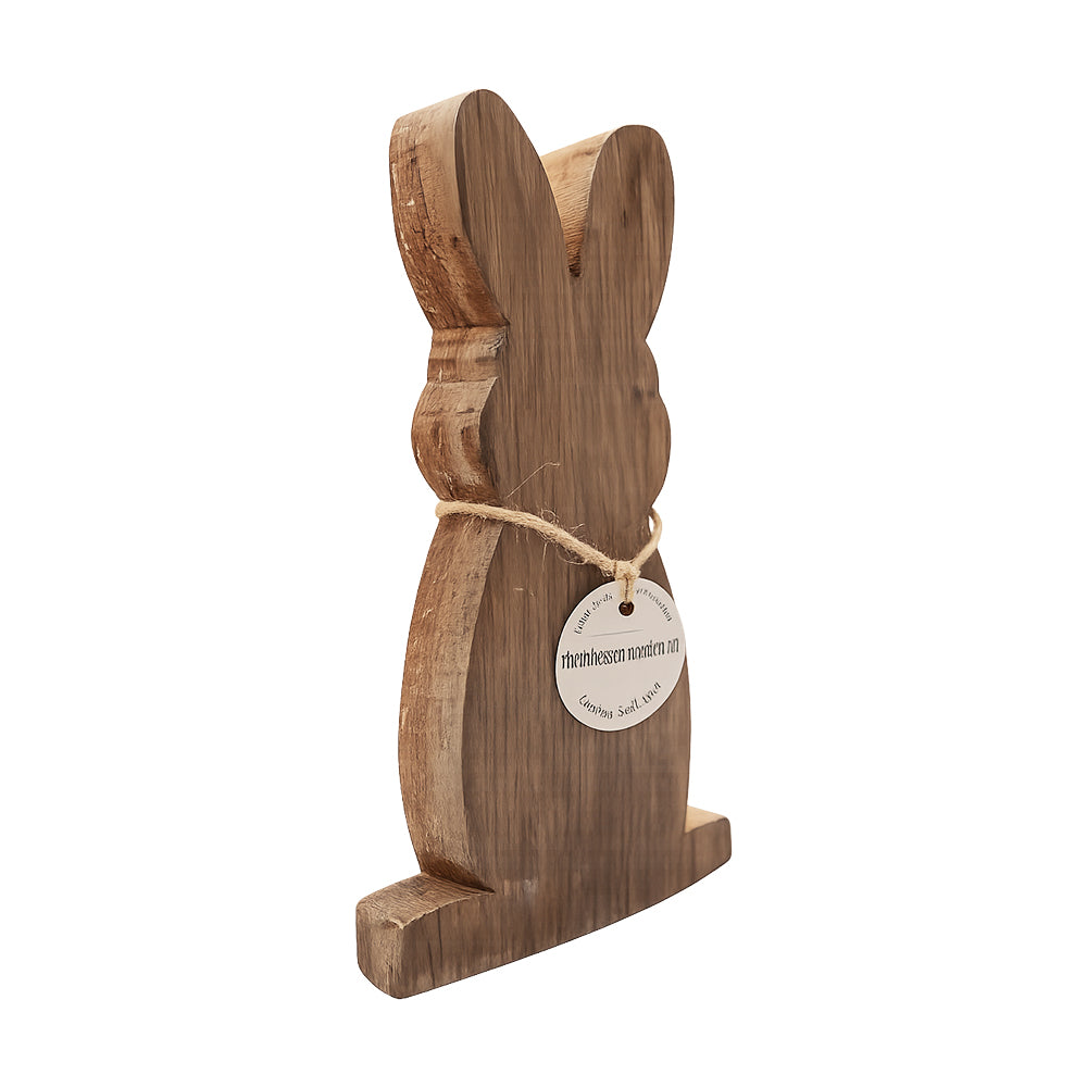 Deko-Hase aus Holz alter Weinfässer