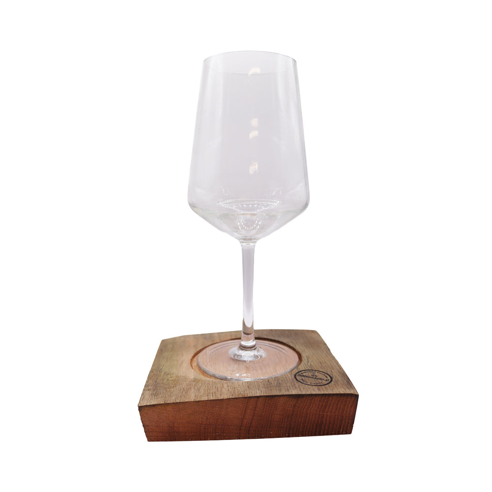 Glasuntersetzer aus Holz alter Weinfässer