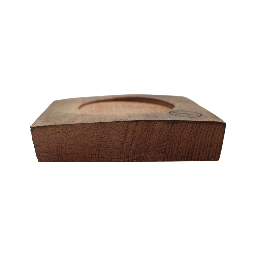 Glasuntersetzer aus Holz alter Weinfässer