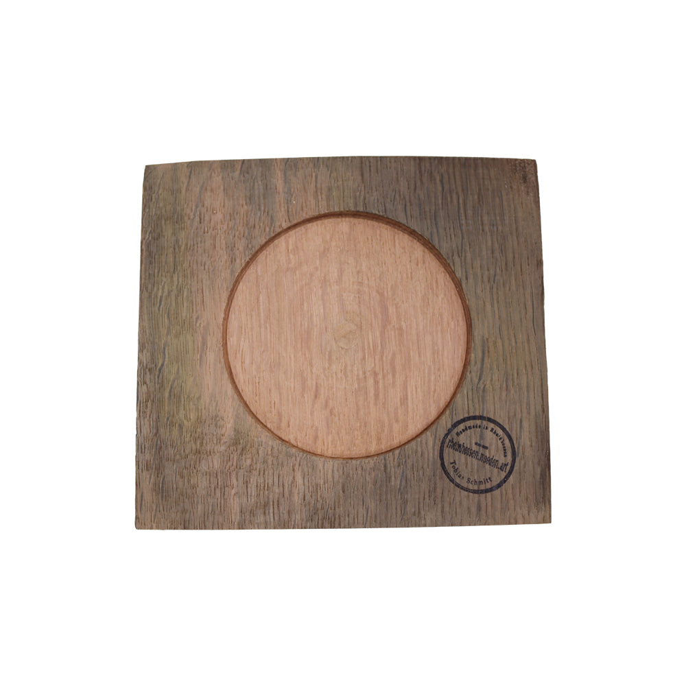 Glasuntersetzer aus Holz alter Weinfässer