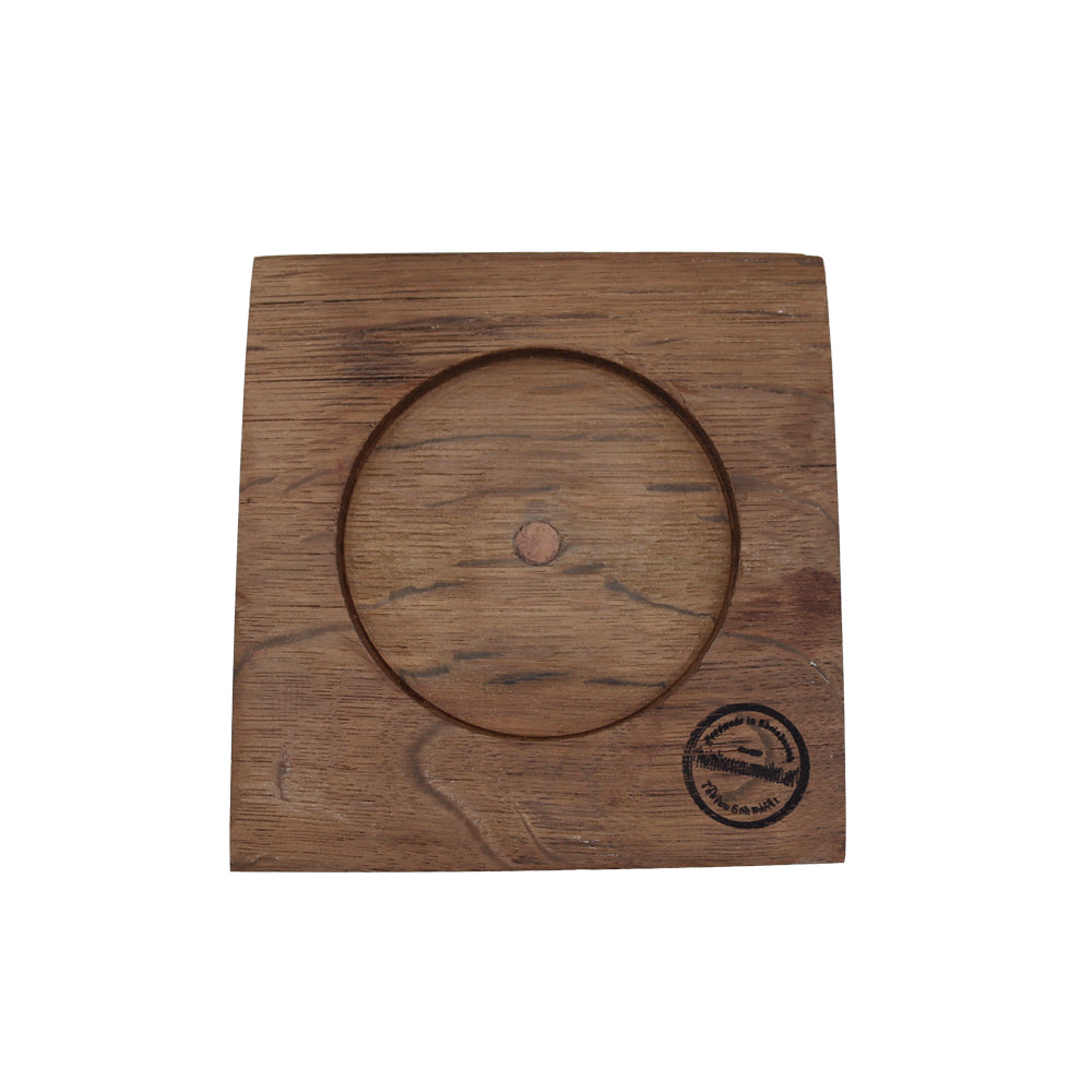 Glasuntersetzer aus Holz alter Weinfässer