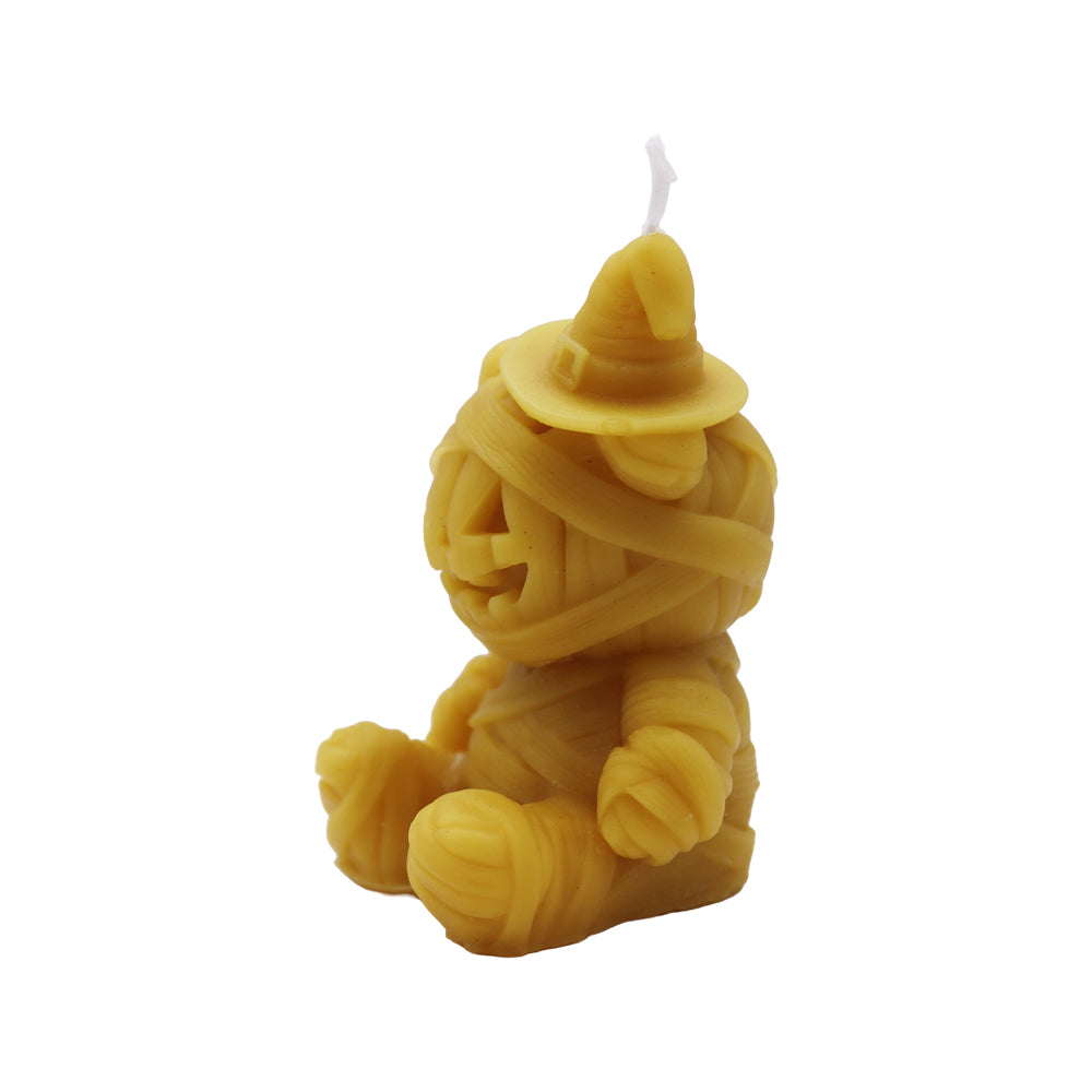 Bienenwachskerze „Halloween-Mumie“