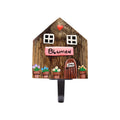 Haus-Wandhaken „Kleine Läden“ aus Holz alter Weinfässer