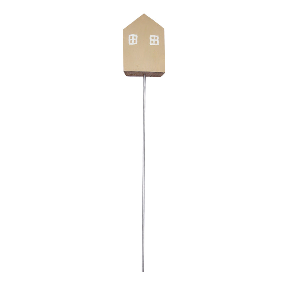 Hausstecker für Garten und Blumentopf aus Holz alter Weinfässer