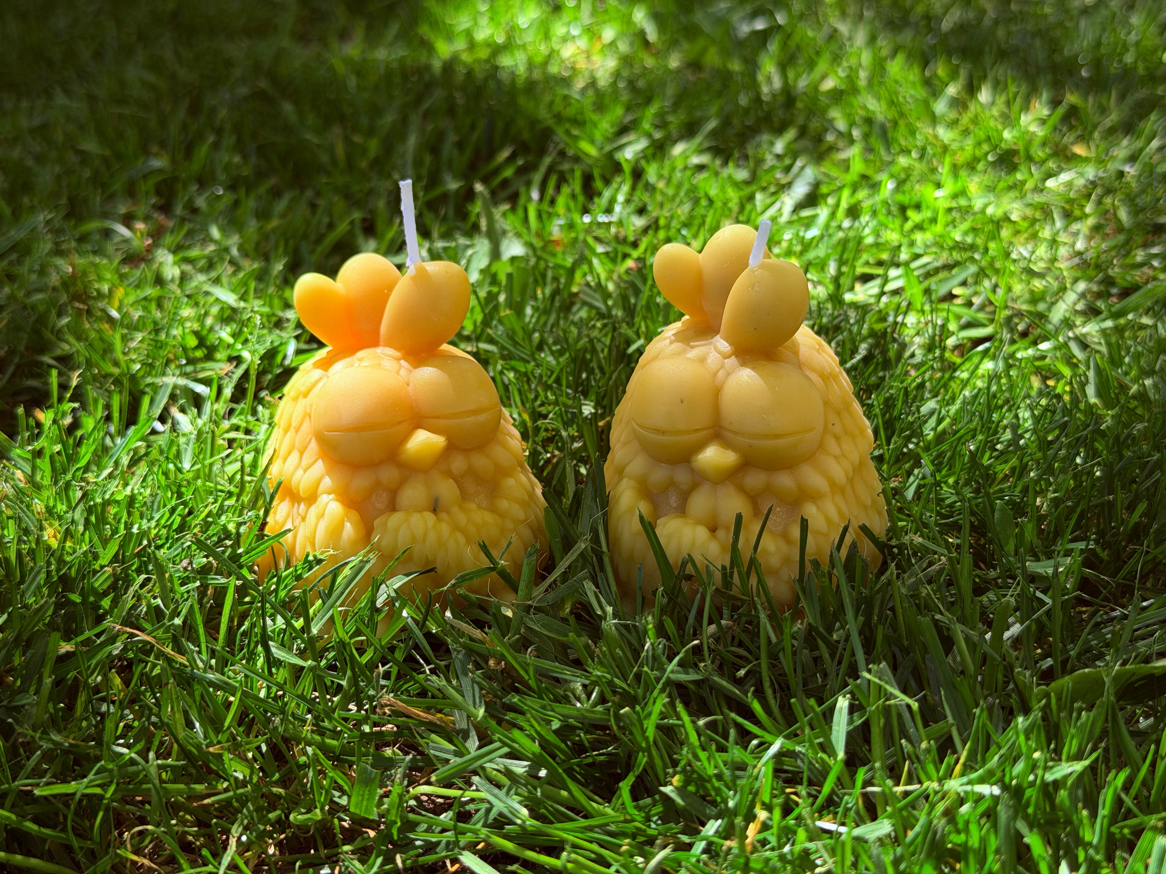 Bienenwachskerze „Schlafendes Hühnchen“