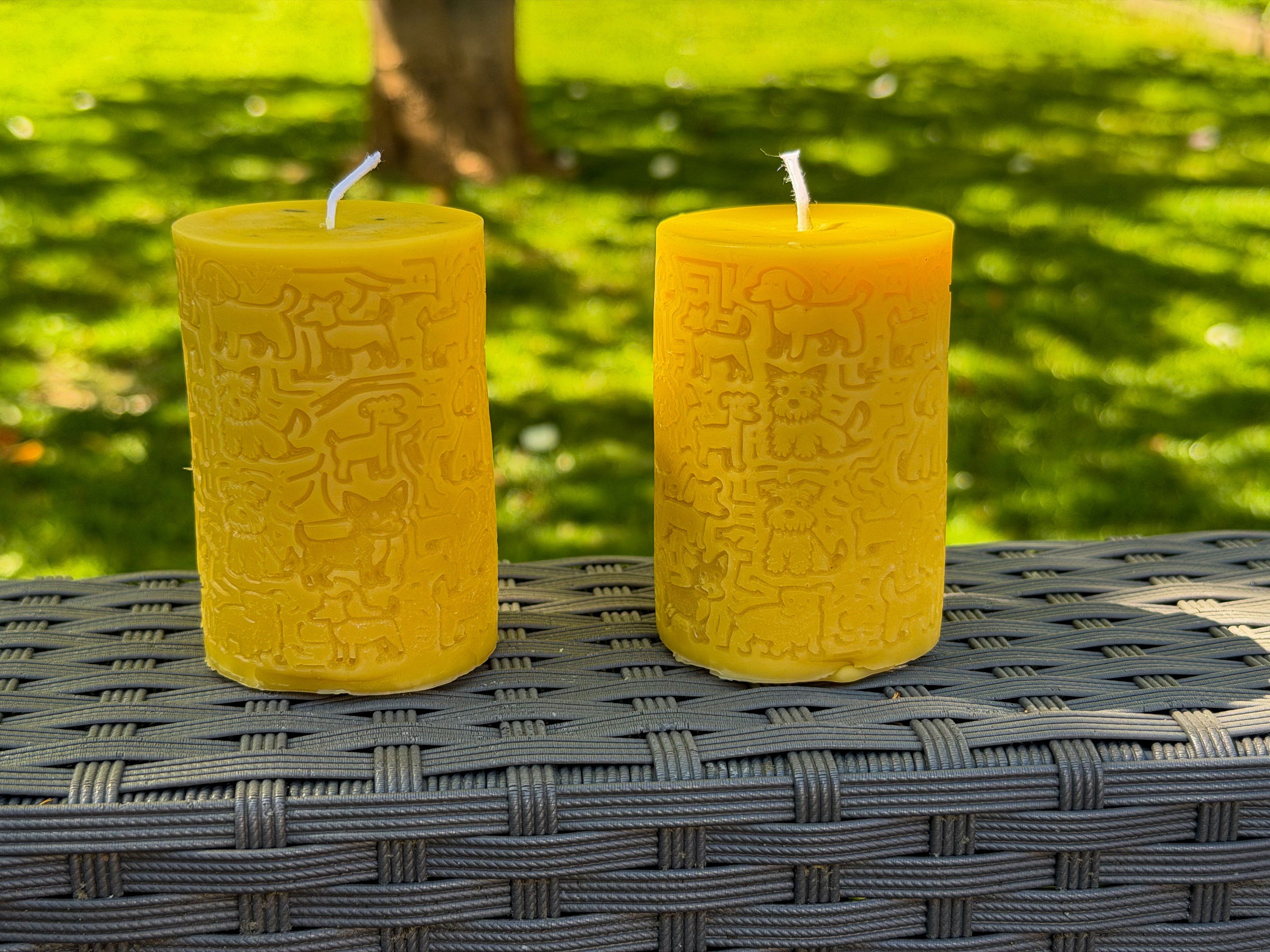 Bienenwachskerze „Hundeliebe“