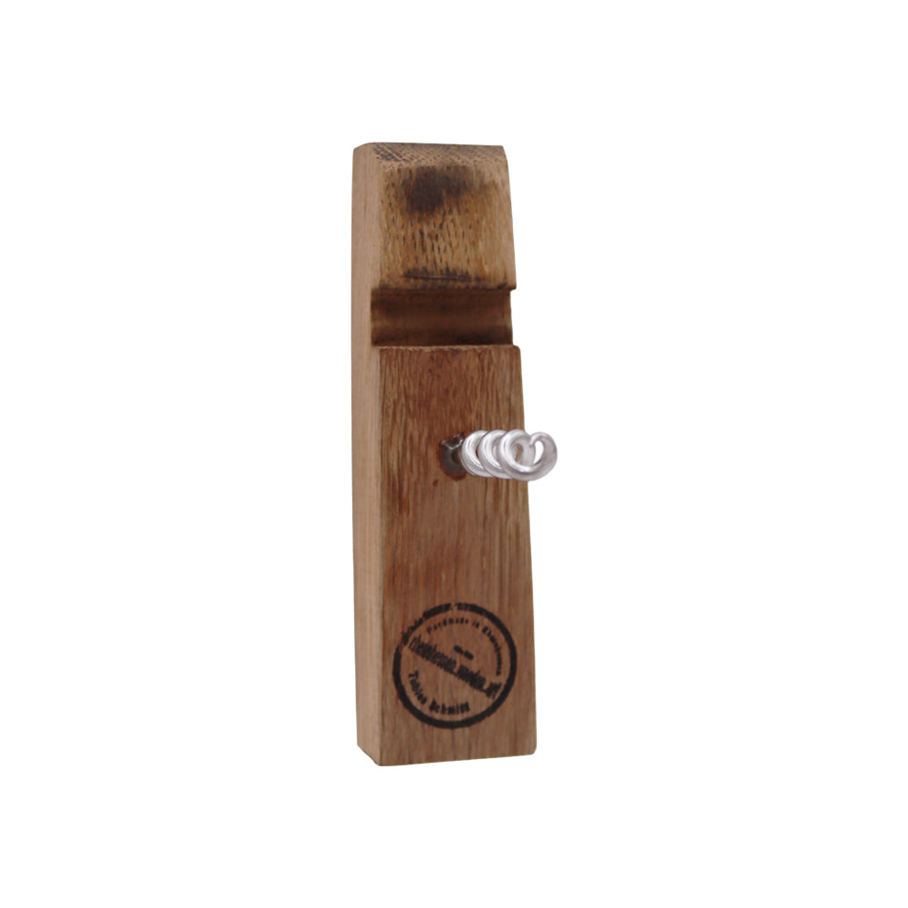 Korkenzieher aus Weinfass-Holz