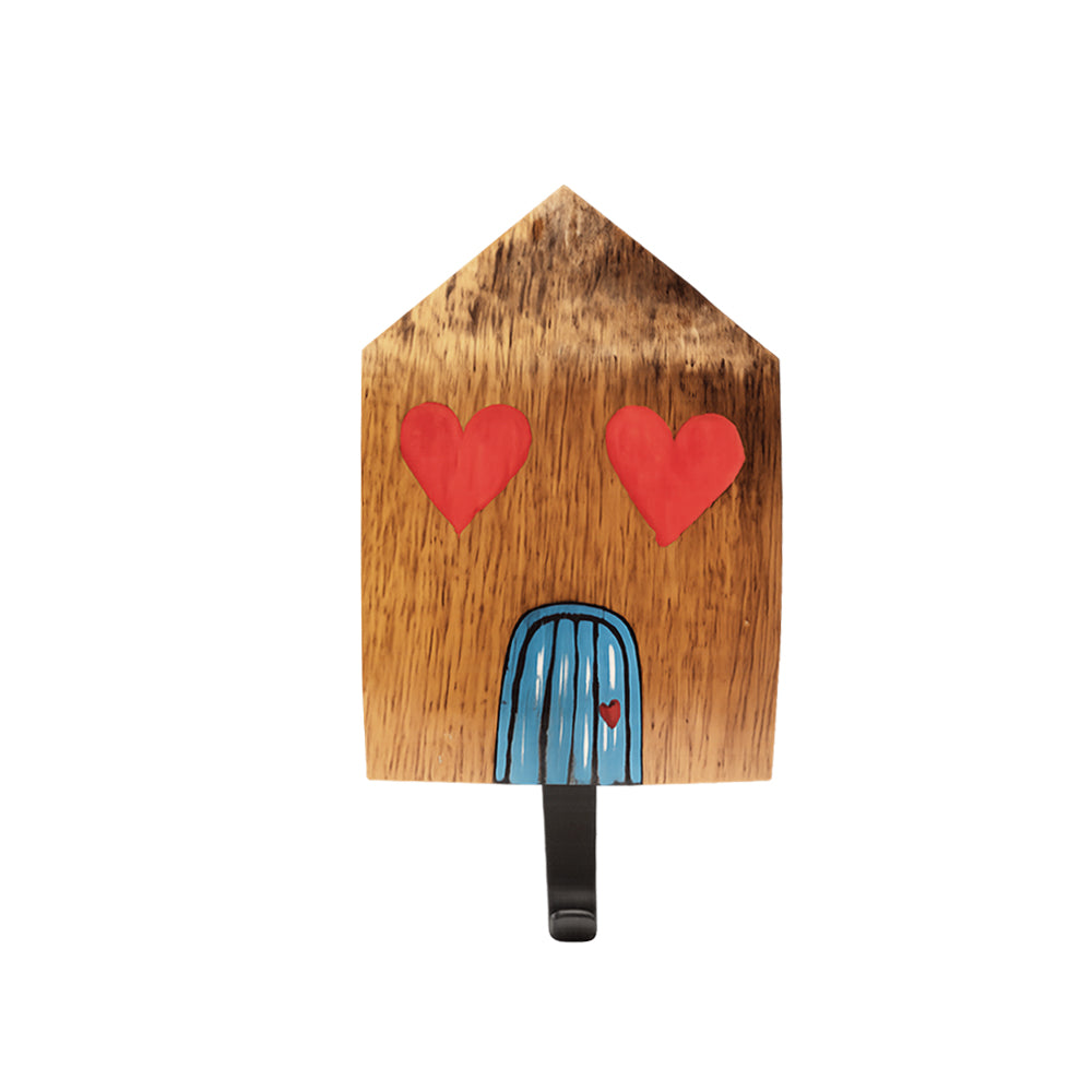 Haus-Wandhaken aus Weinfass-Holz